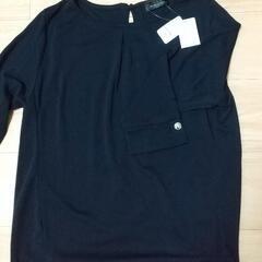 新品 未使用 紺色 カットソー  Lサイズの画像