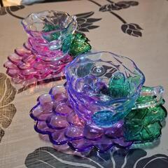 葡萄柄　ペアカップセットの画像