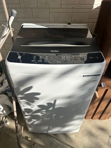 ハイアール5.5kg 全自動洗濯機 JW-C55D-W