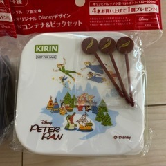 【キリン×ディズニー】新品　フードコンテナ＆ピック4種の画像