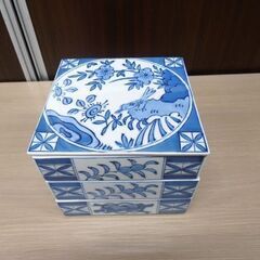 有田焼 三段重 幸泉窯 桐箱入り 和食器 重箱 苫小牧西店の画像