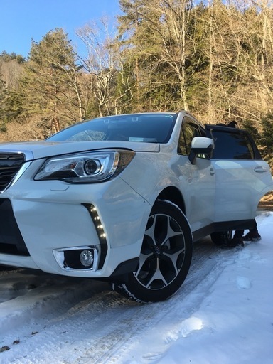 スバルフォレスターＳリミSJ5純正　225/55R18インチアルミホイール4本(純正ノーマルタイヤ付き)