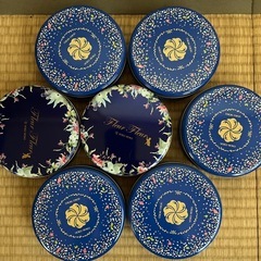 ヨックモック　フルールの空き缶7缶