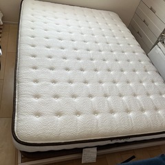 ニトリ　Nスリープコイルマットレス、ニトリ　天然木　脚つきすのこ...