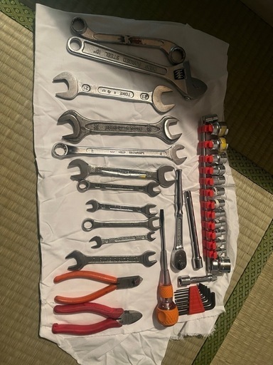 工具　スパナ　メガネ　プライヤー等