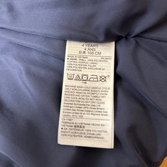 新品同様！babyGAP ダウンベスト　4歳　105cm
の画像