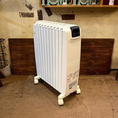 《売約済》 【武蔵小山店】デロンギ De’Longhi ドラゴンデジタルスマート オイルヒーター 10～13畳まで ブルー QSD0915-BL 暖房 ヒーターの画像