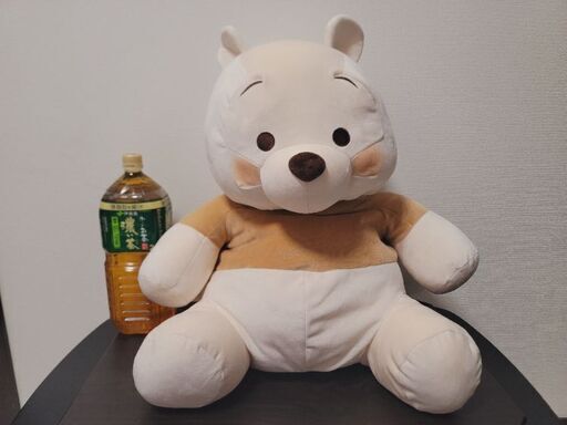 【新品タグ付き】くまのプーさん Café de HUNNY 超超BIGぬいぐるみ