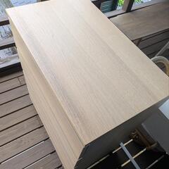 IKEA MALM マルム
チェスト（引き出し×4）, ホワイトステインオークの画像