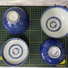 蓋付き茶碗セット　骨董品　アンティークの画像