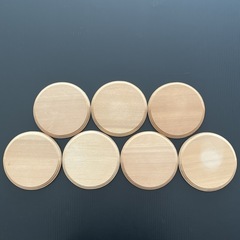 美品 木製飾り台 円形 150φ 7個まとめ売り