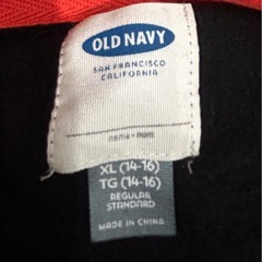 OLD NAVY パーカー 黒 14-16 150位の画像