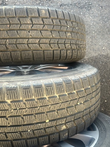 トヨタマークXに使用215/60R16スタッドレスセットPCD114.3 5穴バリ山アルファードクラウン等