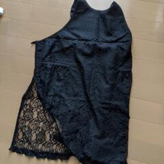 割烹着　エプロン　前掛け　弔事用エプロンの画像