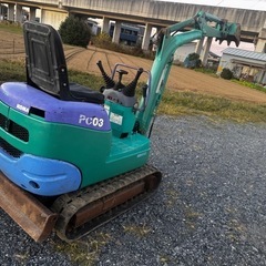 コマツ ミニユンボPC03-2パワーショベル8.5馬力コマツエン...