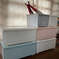 【取引決定】子ども部屋に チェスト大小６個セット