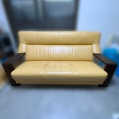 KARIMOKU カリモク CHITANO チターノ 3人掛けソファ 幅/183 奥行/90 高さ/92 座高高/39 レトロ ヴィンテージ★T2783Zの画像
