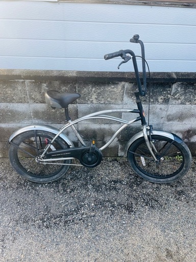 自転車 RAINBOW マットブラックレインボー ビーチクルーザー 20インチ マリンスポーツ サーフィン サーフボード ビーチクルーザー
