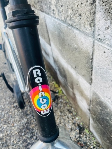 自転車 RAINBOW マットブラックレインボー ビーチクルーザー 20インチ マリンスポーツ サーフィン サーフボード ビーチクルーザー