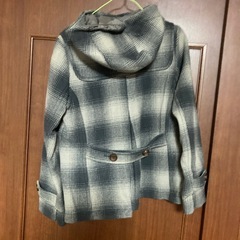 新品タグ付き　レディース　チェックダッフルコート¥13440の品
の画像