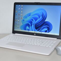 中古ノートパソコン HP Laptop 15-db0242AU Windows11+office 爆速SSD256GB AMD A6-9225/メモリ8GB/15.6インチ/webカメラ/無線/DVDマルチ