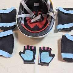 幼児児童ヘルメット・プロテクターセット　プリンセスの画像