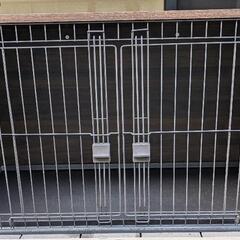 犬 ケージ ダークブラウン