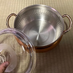 レトロ鍋、ホーロー鍋の画像