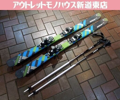 elan 140cm カービングスキー MAXX 調整ビンディング付き板 LEKI ポールセット エラン 札幌市 新道東店