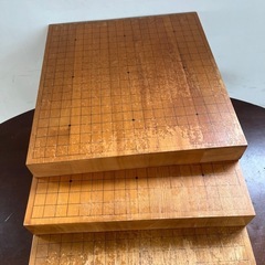 卓上 囲碁盤 一枚板 高級天然木 目盛 