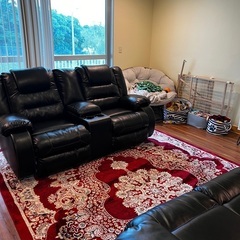 Two Recliner Sofas
