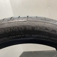 Continental ContiSportContact5 295/40R22 22インチ 夏タイヤ 1本 バリ溝 ベンツ/Gクラス等　(KTI183)クレジットカード QRコード決済可能の画像