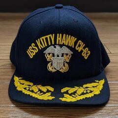 終了　アポロキャップ　USS KITTY HAWK CV-63キ...