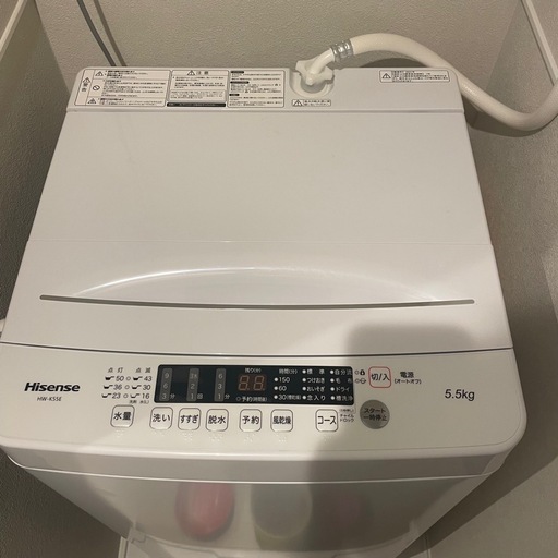 2024年産Hisense洗濯機