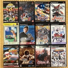 PS2のソフトとDVD
