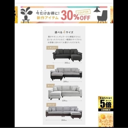 ソファーまだまだ綺麗です。