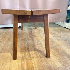 家具 生活家具 飛騨産業　ベンチ　ブラウンの画像