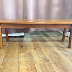 家具 生活家具 飛騨産業　ベンチ　ブラウンの画像