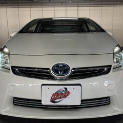 神奈川【自社ローン】保証人無可★全国対応★プリウス【S】社外17インチAW/Bluetooth/TV/DVD再生/レザー調シートカバー/バックカメラ/フルフラットシート/ドラレコ/レーダー探知機/フォグ/ETCの画像