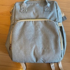 ベッドになるマザーズリュックの画像