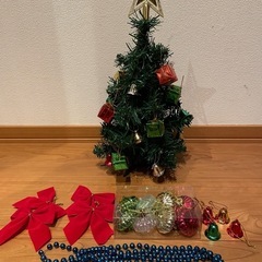 ミニクリスマスツリー&オーナメント