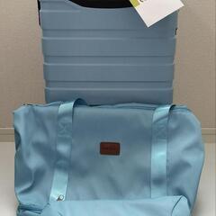 ♥️新品未使用♥️スーツケース キャリーバッグ キャリーケース 機内持ち込み セット スーツケース固定可 大容量 超軽量 大型 静音 ダブルキャスター 耐衝撃 360度回転 TSAロック搭載 乾湿分離 旅行 ビジネスの画像