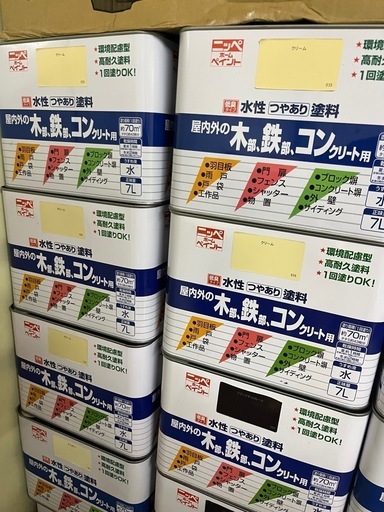 【倉庫整理】ニッペ　水性ペイント　まとめ