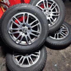 札幌ブリザックスタットレスタイヤ 175/65R14 4本アルミ付