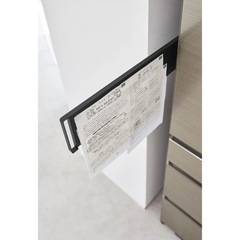 【新品】冷蔵庫横隠せるスライドスチール の画像