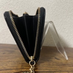✨美品✨ BVLGARI  レザー 財布 コインケース ラウンドファスナー 金金具 の画像