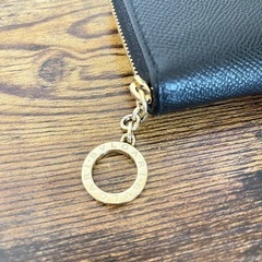 ✨美品✨ BVLGARI  レザー 財布 コインケース ラウンドファスナー 金金具 の画像