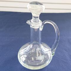 【中古品】【長期保管品】 ガラス容器　蓋・取っ手付きの画像