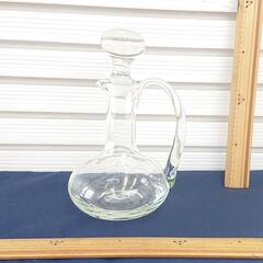 【中古品】【長期保管品】 ガラス容器　蓋・取っ手付きの画像