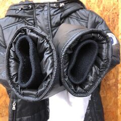 【A127】中綿ブルゾン HYSTERIC GLAMOUR ブラックの画像